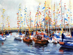"Régate à St-Petersbourg"