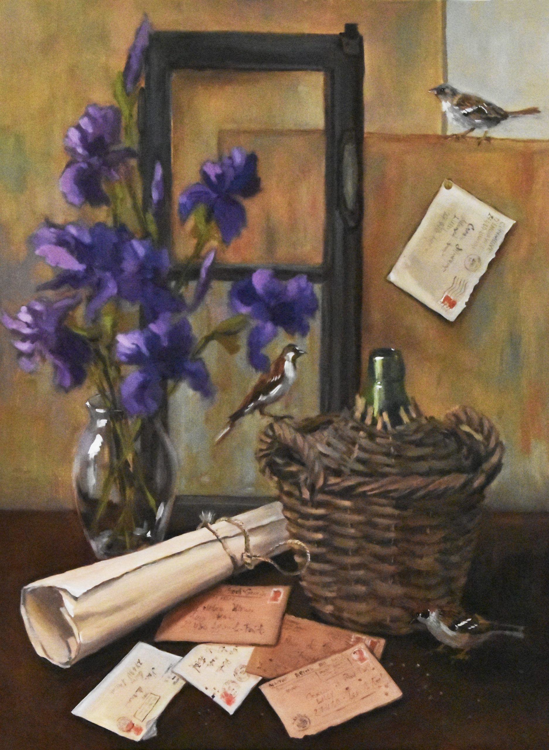 “Lettres du passé”, 60x80cm